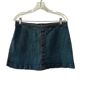 jououich hawk for Target Blue Denim Mini Jean Skirt Junior Size 13